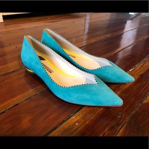 Sophia Webster Aqua Flats